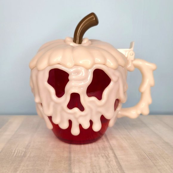 Disney Parks Exclusive Red Poison Apple Stein Mug Cup Snow White Evil Queen - Picture 1 of 11